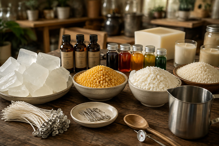 انواع موم و پارافین و تفاوت آن ها