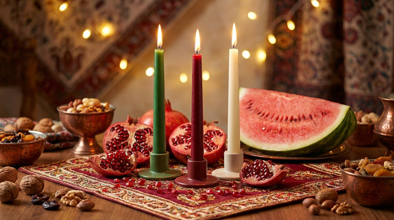با ایده‌ها و رازهای شمع‌آرایی برای شب یلدا آشنا شوید