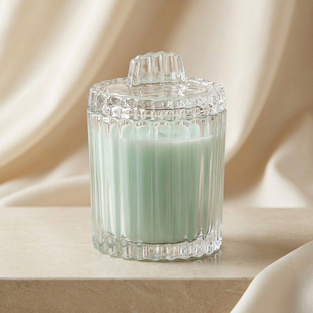 شمع معطر شیشه ای مدل الماس
